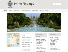 Tablet Screenshot of primefindings.com